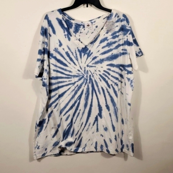 Like Love Tie-Dye Blue T shirt Sixe 3XL NWTG - Picture 1 of 13